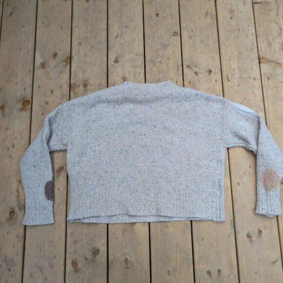 Oui Women's Alpaca Wool Blend Polka Dot Knitted Pullover Sweater Size 8 - Picture 12 of 12